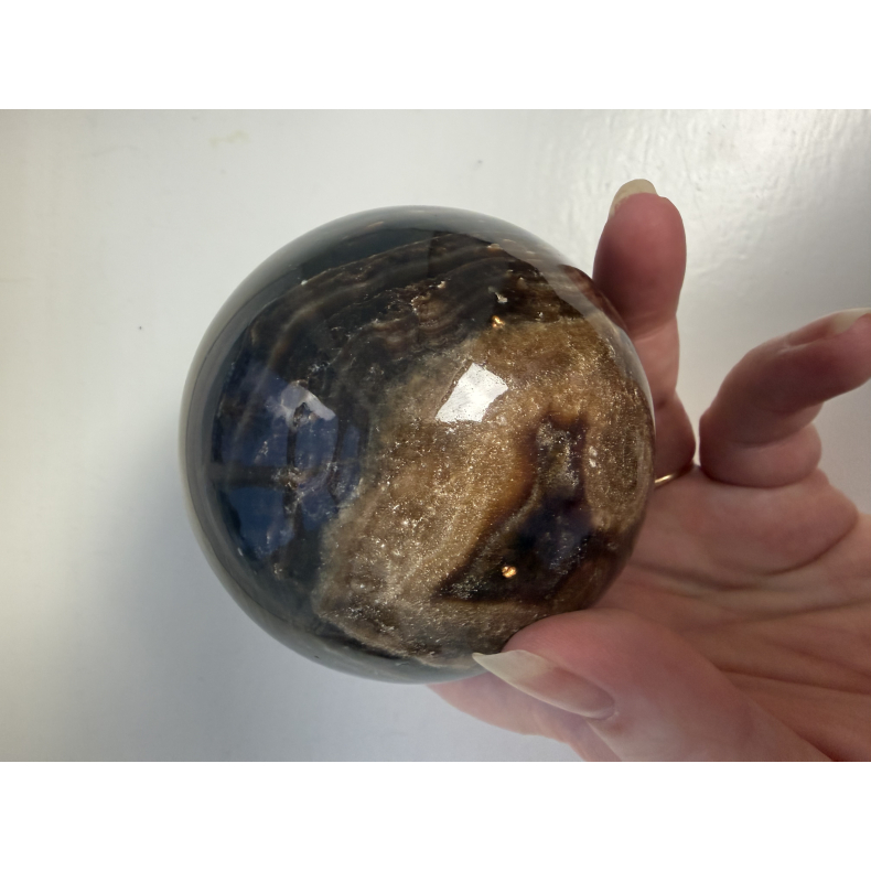 Chokolade Calcit kugle T 