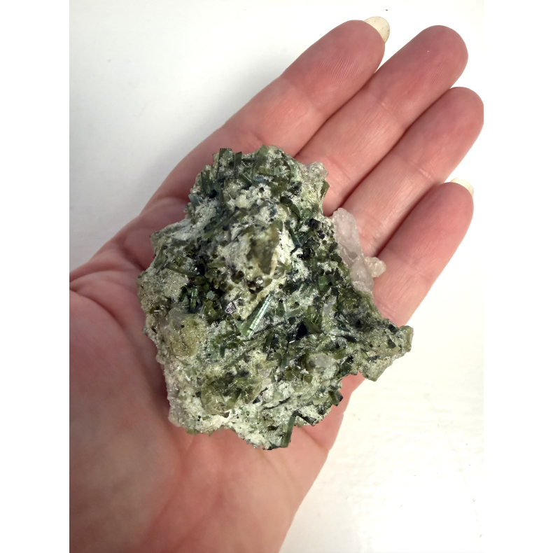 Gr�n Turmalin i kvarts D 