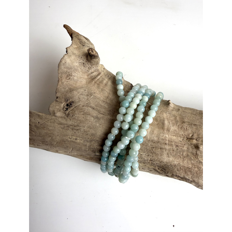 Amazonit armb�nd 4 mm