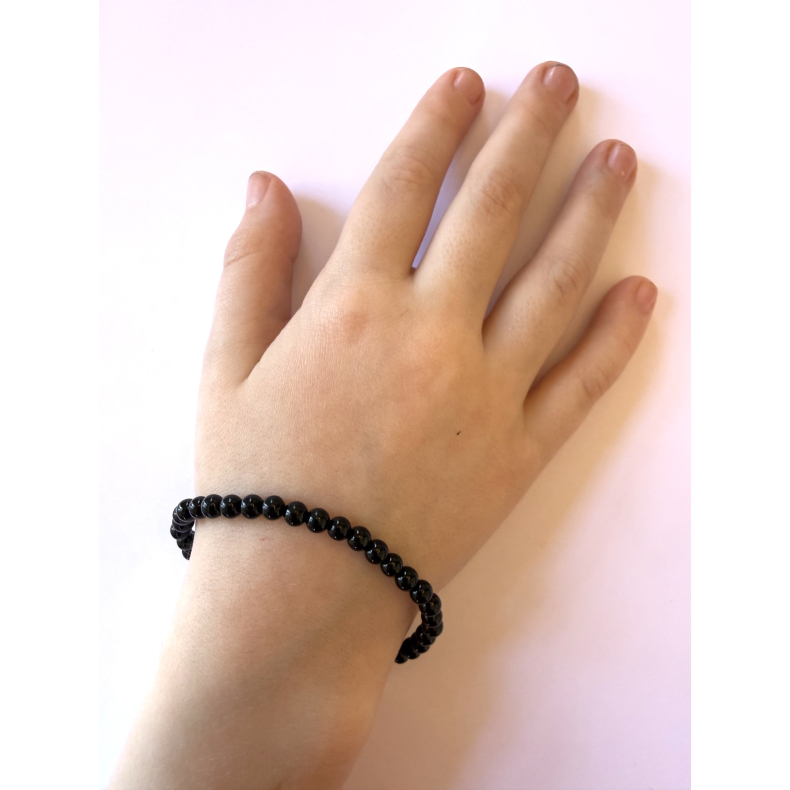 Sort Onyx B�rnearmb�nd 