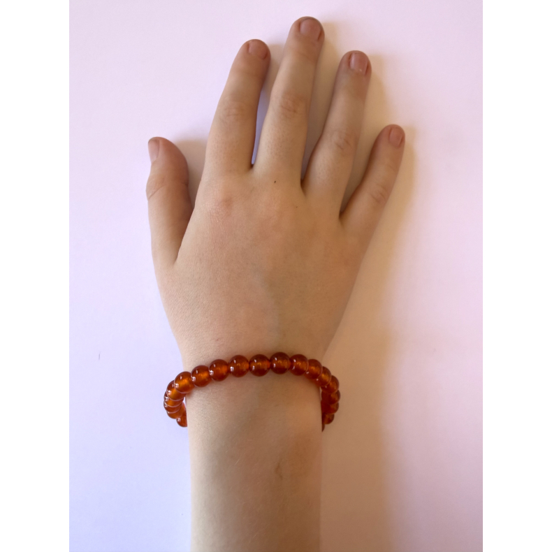 Karneol B�rnearmb�nd 6 mm