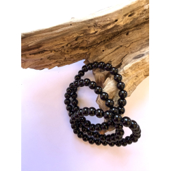 Sort Onyx B�rnearmb�nd 6 mm