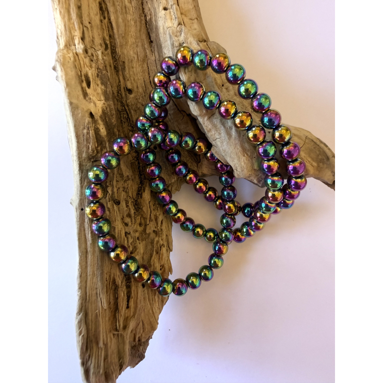 Regnbue H�matit B�rnearmb�nd 6 mm