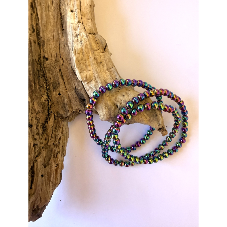 Regnbue H�matit B�rnearmb�nd 