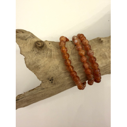 Ild Agat Armb�nd 6 mm