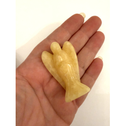 Gul Calcit Engel lille 