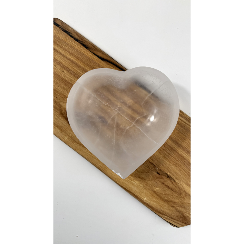 Selenit Hjerte sk�l stor 