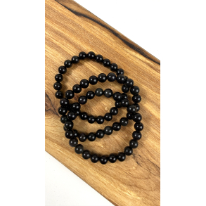 Sort Turmalin Armb�nd 6 mm