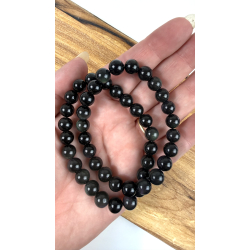 Sort Turmalin Armb�nd 6 mm