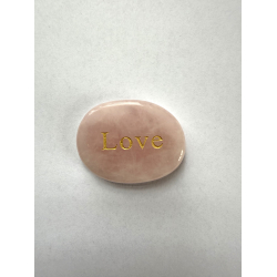 Rosakvarts Sten m tekst 