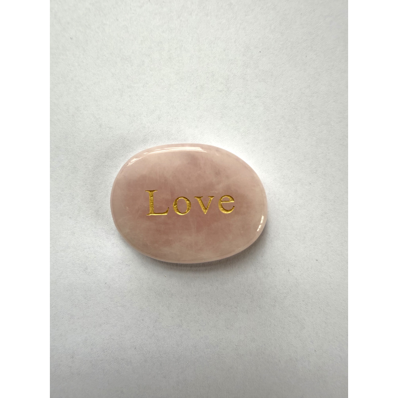 Rosakvarts Sten m tekst 