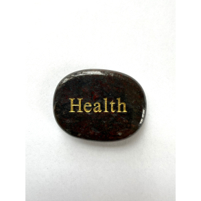 Drageblods Jaspis Sten m tekst 