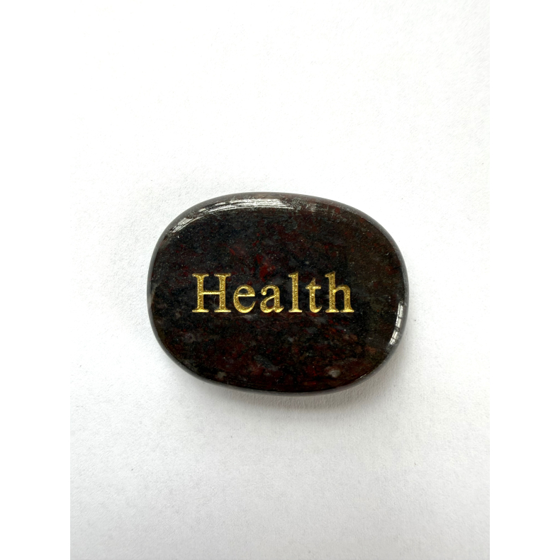 Drageblods Jaspis Sten m tekst 