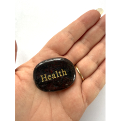 Drageblods Jaspis Sten m tekst 