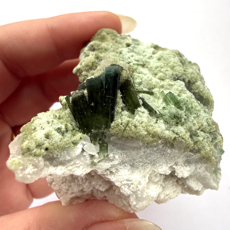 Gr�n Turmalin i kvarts H 