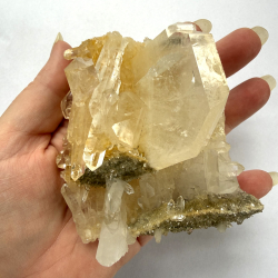 Kvarts m Golden Healer klynge A