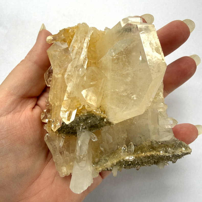 Kvarts m Golden Healer klynge A