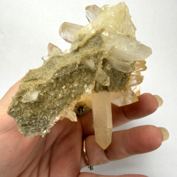 Kvarts m Golden Healer klynge A