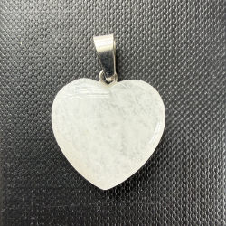 Bjergkrystal Hjerte Vedh�ng 