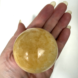 Orange Calcit kugle G