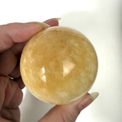 Orange Calcit kugle G