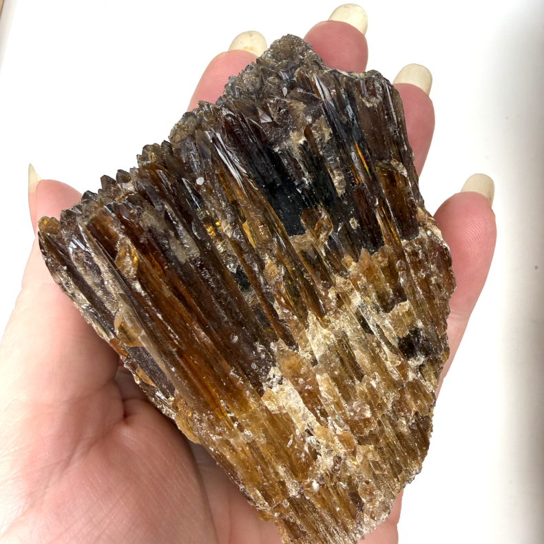 Brun Aragonit klynge A 