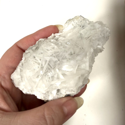 Hvid Baryt klynge 