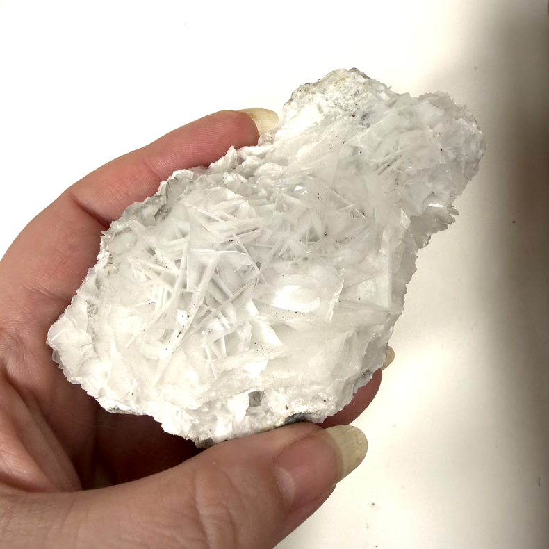 Hvid Baryt klynge 