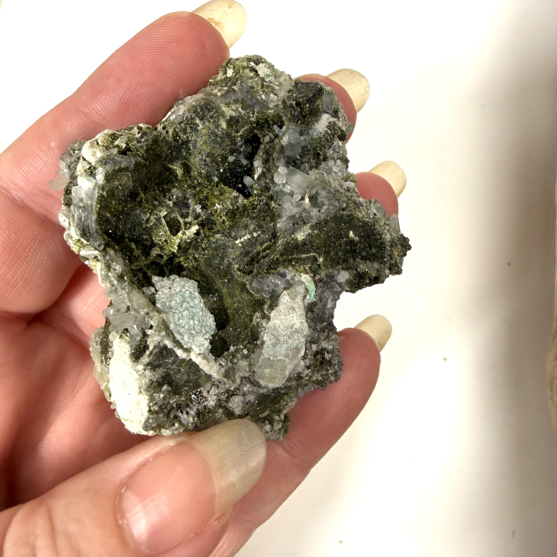 Gr�n Turmalin klynge 