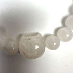 Bjergkrystal Armb�nd m kattehoved 