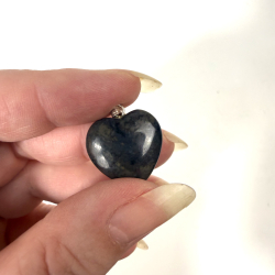 Sodalit hjerte vedh�ng 