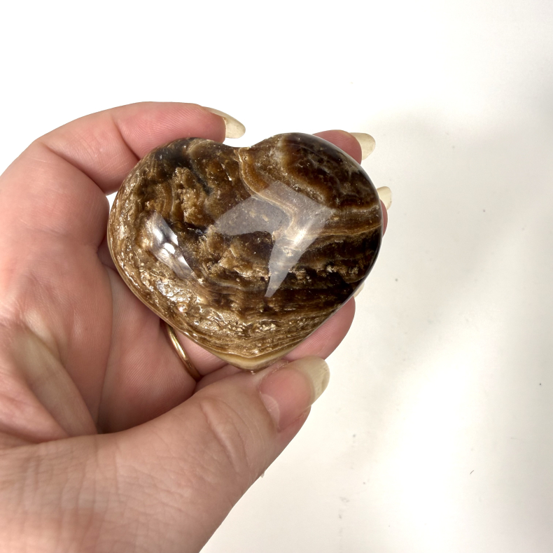 Chokolade Calcit Hjerte K