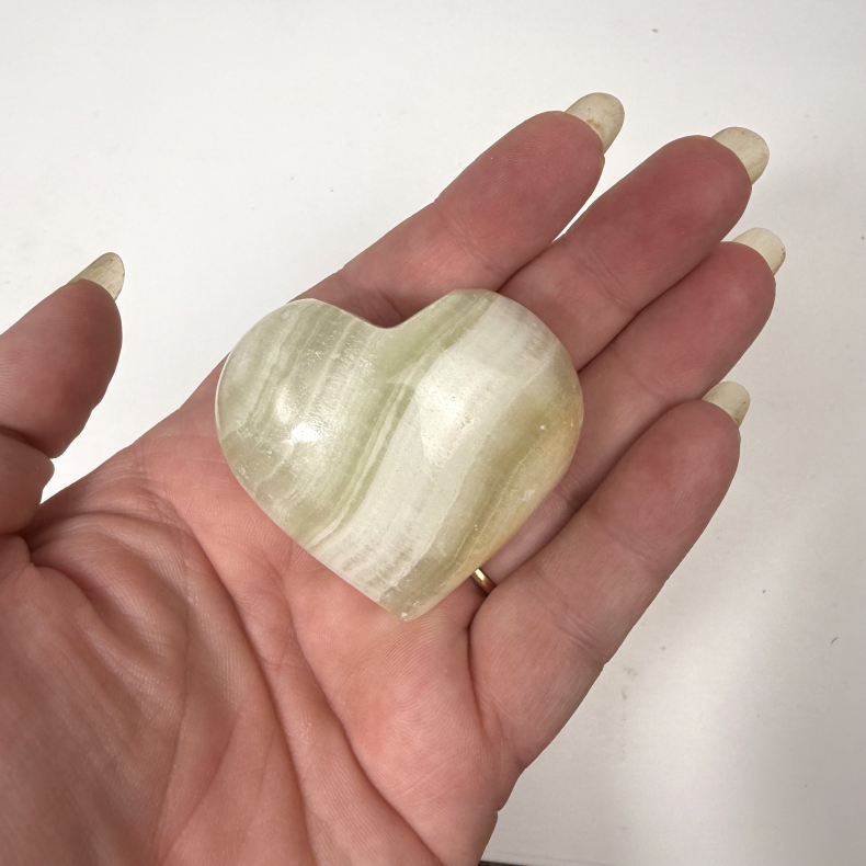 Gr�n Onyx Hjerte �