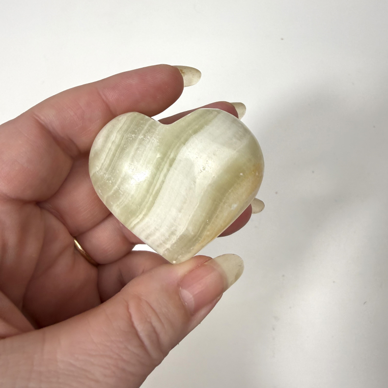 Gr�n Onyx Hjerte �