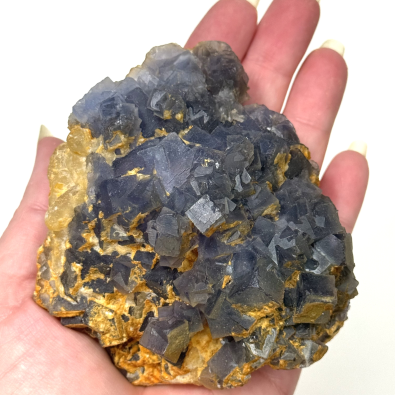 Bl� Fluorit klynge A 