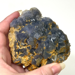 Bl� Fluorit klynge A 