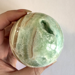 Caribisk Calcit Kugle M