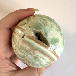 Caribisk Calcit Kugle M