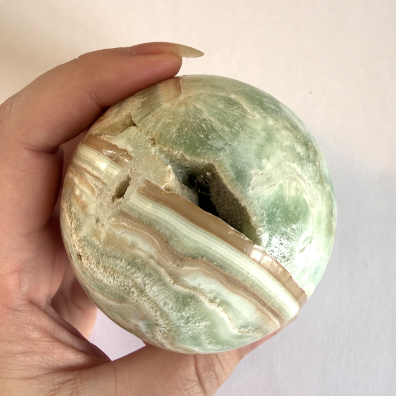 Caribisk Calcit Kugle M