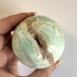 Caribisk Calcit Kugle N 