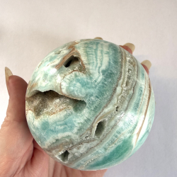 Caribisk Calcit Kugle O