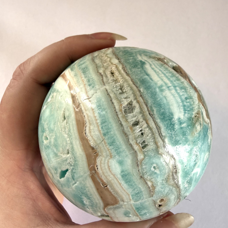 Caribisk Calcit Kugle O