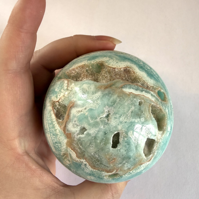 Caribisk Calcit Kugle O