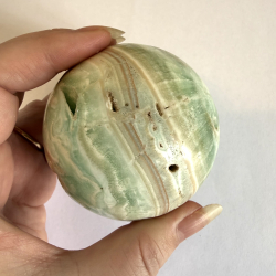 Caribisk Calcit Kugle P