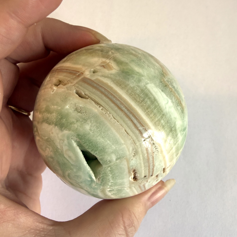 Caribisk Calcit Kugle P