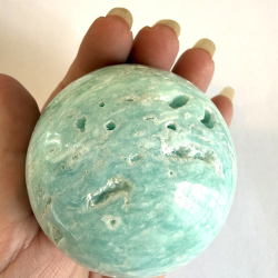 Caribisk Calcit Kugle Q 