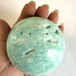 Caribisk Calcit Kugle Q 