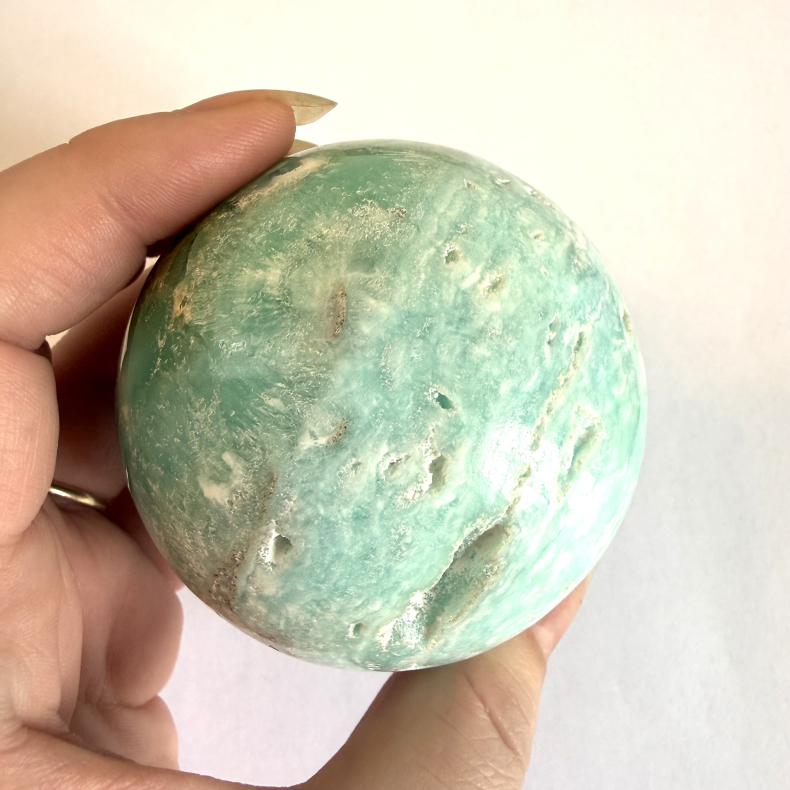 Caribisk Calcit Kugle Q 