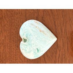 Caribisk Calcit Hjerte P