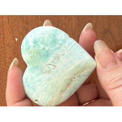 Caribisk Calcit Hjerte P